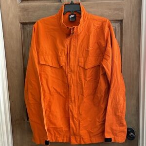 Nike Men’s L orange light weight jacket
